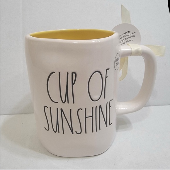 Rae Dunn Other - Rae Dunn Cream Mug with Yellow Interior - 'Cup of Sunshine'